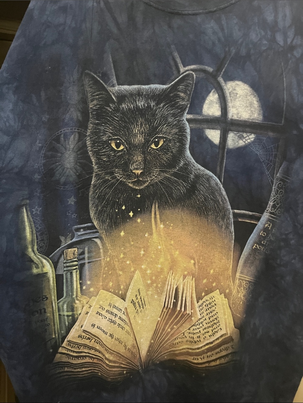 The Mountain Navy Black Cat Magic Book 2XL Shirt